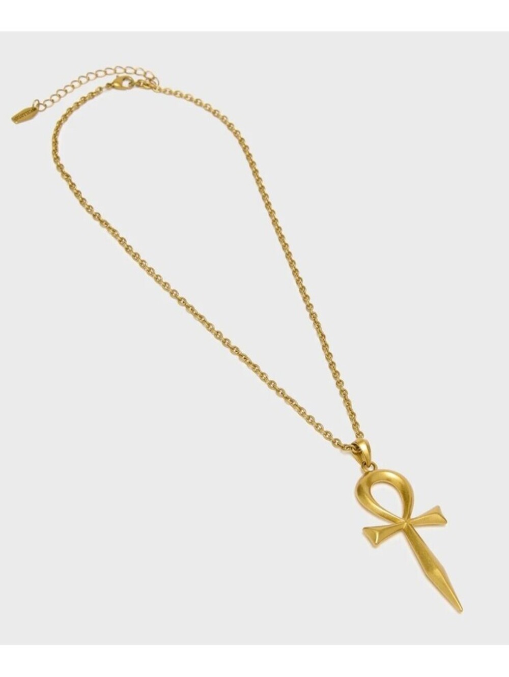 Killstar Resurrection Egyptian Ankh Gold Tone Necklace Metal NEW